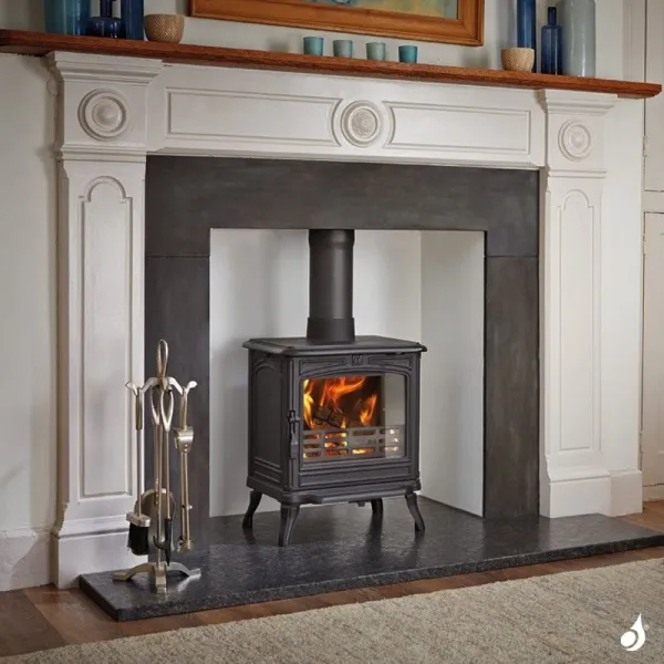 Poêle à Bois Franco Belge Montfort MK2 Puissance 4.6kW Sortie Fumée Postérieure Ou Supérieure – Image 3