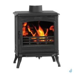 Poêle à Bois Franco Belge Montfort MK2 Puissance 4.6kW Sortie Fumée Postérieure Ou Supérieure