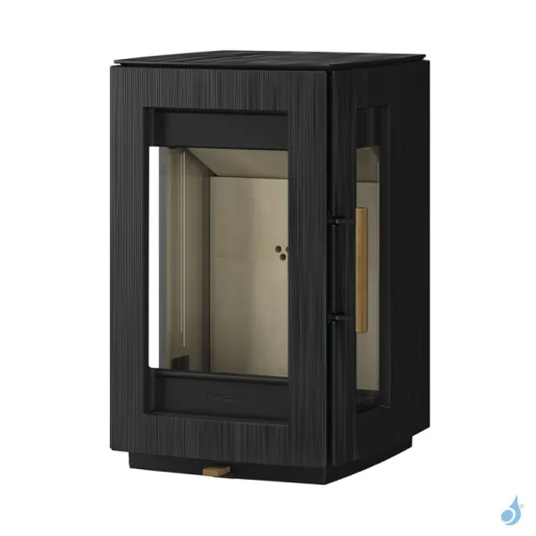 Poêle à Bois Hergom Glow Puissance 5.9kW Sortie Fumée Supérieure