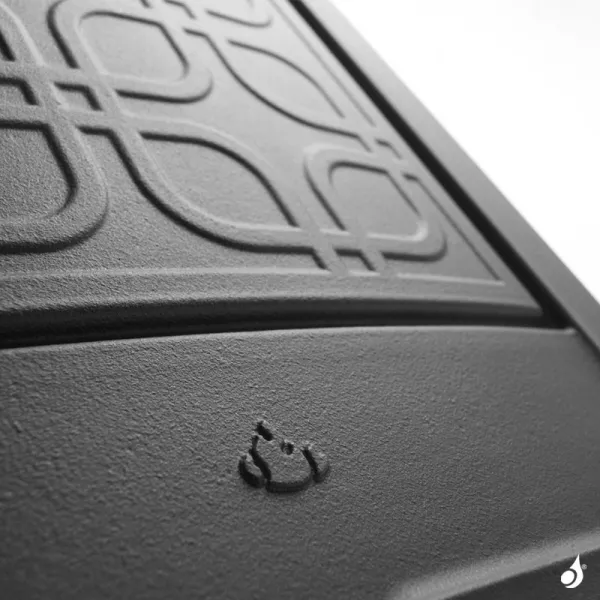 Poêle à Bois Hergom Manchester Puissance 12.5kW Sortie Fumée Supérieure – Image 3