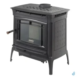 Poêle à Bois Hergom Manchester Puissance 12.5kW Sortie Fumée Supérieure