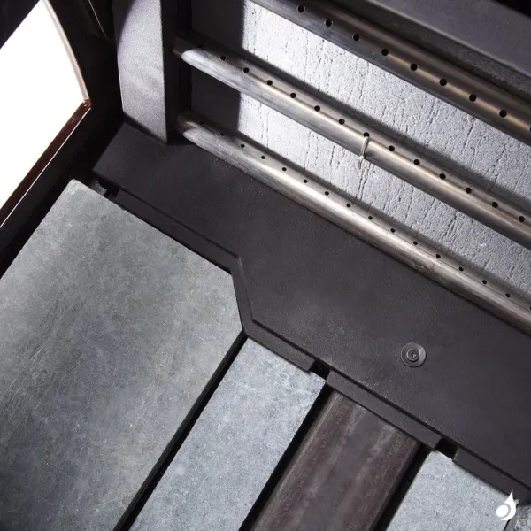 Poêle à Bois Hergom Manchester Puissance 12.5kW Sortie Fumée Supérieure – Image 4