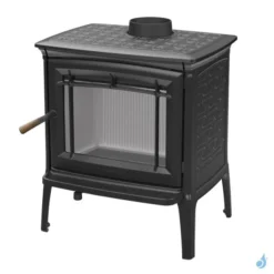 Poêle à Bois Hergom Shelburn HF Puissance 9kW Sortie Fumée Supérieure