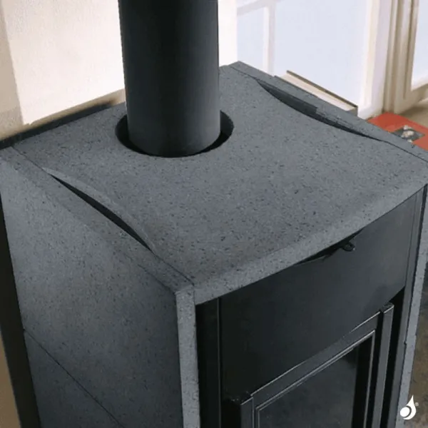 Poêle à Bois La Nordica Asia BII Puissance 6kW Sortie Fumée Supérieure – Image 3