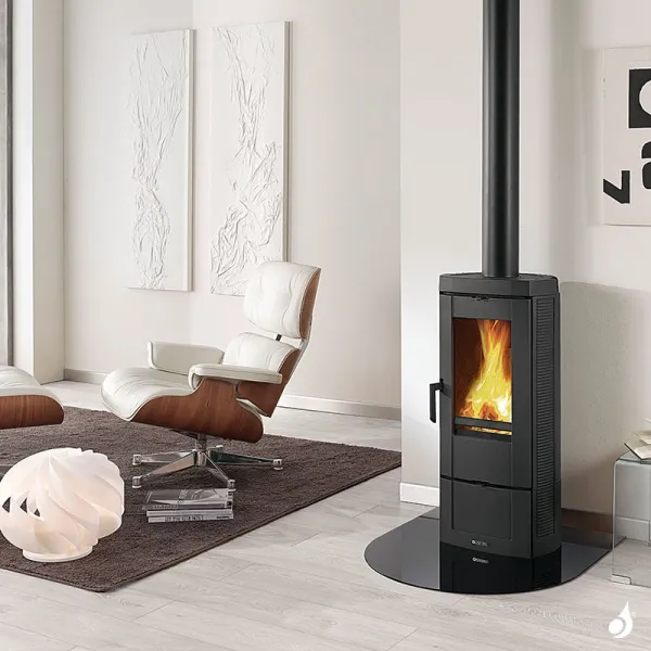 Poêle à Bois La Nordica Candy 4.0 Puissance 6.2kW Sortie Fumée Supérieure – Image 5