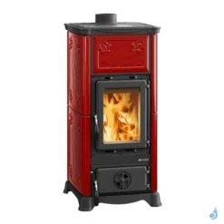 Poêle à Bois La Nordica Emiliana Puissance 6.5kW Sortie Fumée Supérieure