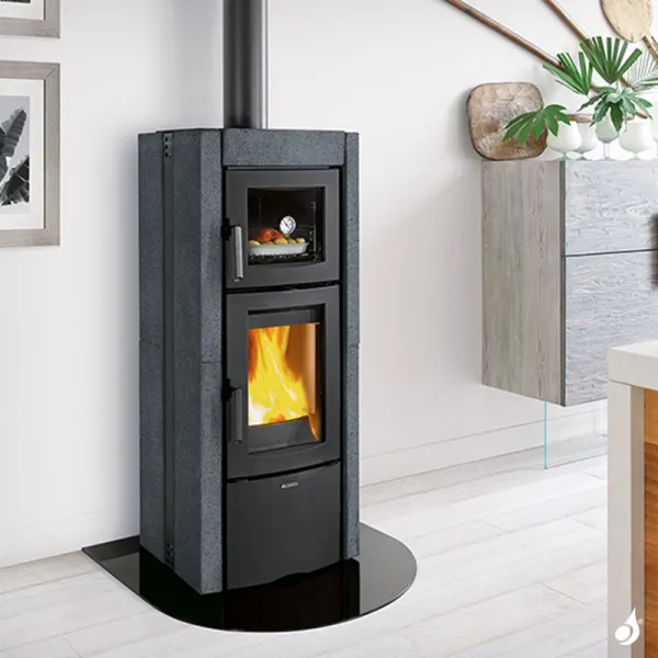 Poêle à Bois La Nordica Ester Forno Evo Puissance 8.2kW Sortie Fumée Supérieure – Image 6