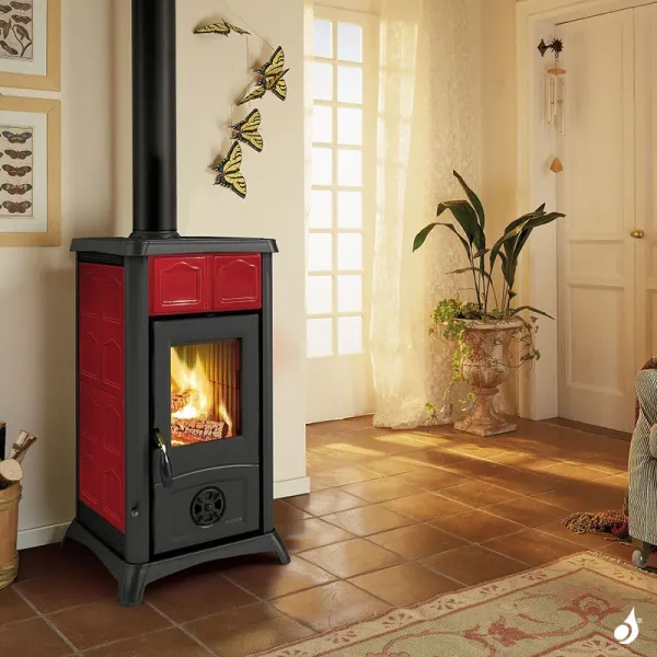 Poêle à Bois La Nordica Gemma Puissance 6kW Sortie Fumée Supérieure – Image 5