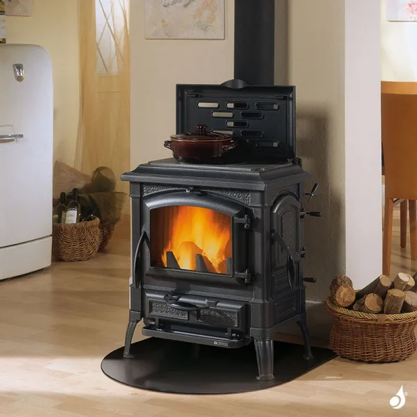 Poêle à Bois La Nordica Isetta Con Cerchi Evo 4.0 Puissance 7.3kW Sortie Fumée Supérieure – Image 6