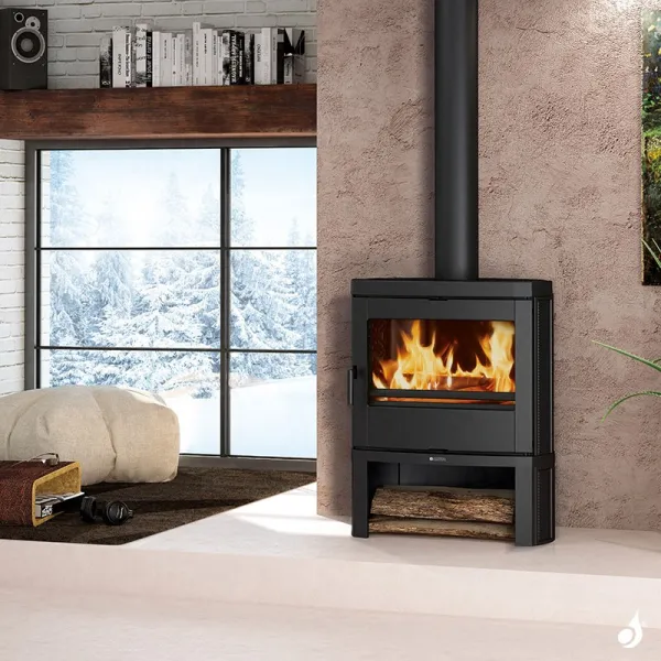 Poêle à Bois La Nordica Jennifer 2.0 EPS Puissance 8kW Sortie Fumée Supérieure – Image 5