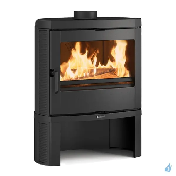 Poêle à Bois La Nordica Jennifer 2.0 EPS Puissance 8kW Sortie Fumée Supérieure