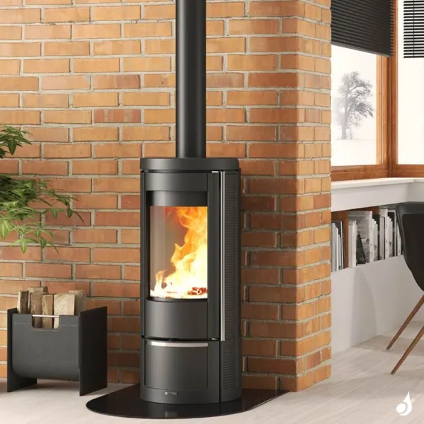 Poêle à Bois La Nordica Marlena 5.0 Puissance 7.5kW Sortie Fumée Supérieure – Image 4