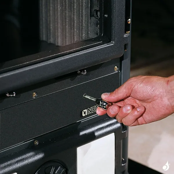 Poêle à Bois La Nordica Rossella R1 BII Puissance 8.8kW Sortie Fumée Supérieure – Image 3