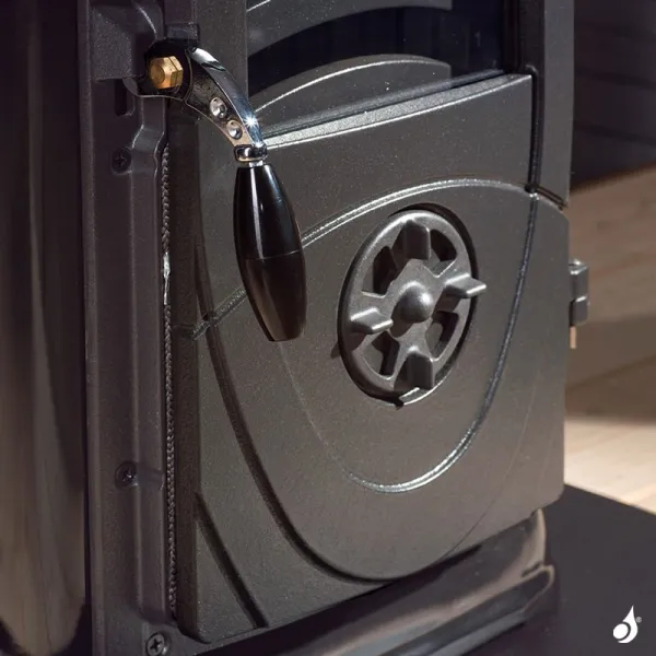 Poêle à Bois La Nordica Super Junior Puissance 5kW Sortie Fumée Supérieure – Image 3