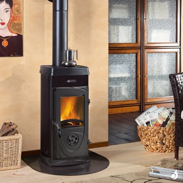 Poêle à Bois La Nordica Super Junior Puissance 5kW Sortie Fumée Supérieure – Image 4