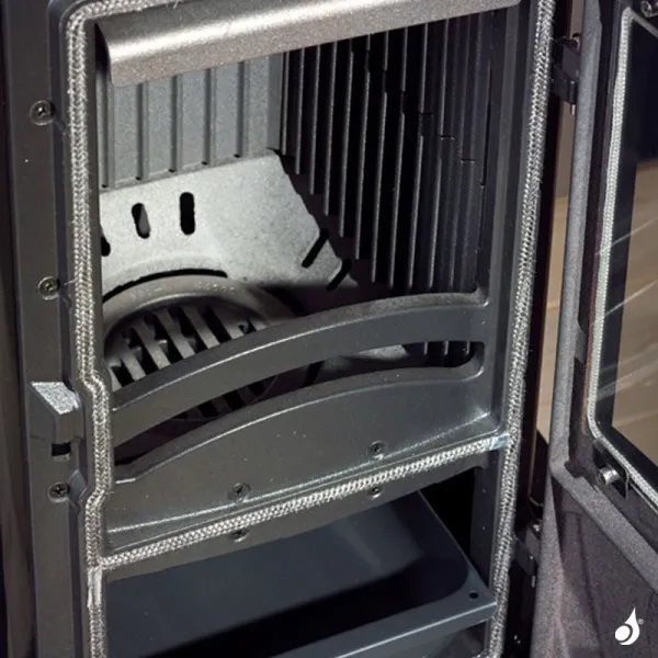 Poêle à Bois La Nordica Super Junior Puissance 5kW Sortie Fumée Supérieure – Image 5