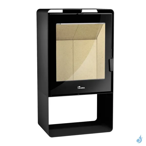 Poêle à Bois Lacunza Atlantic 613 Puissance 11kW Structure Acier Sortie Fumée Supérieure Ø15 Cm – Image 3