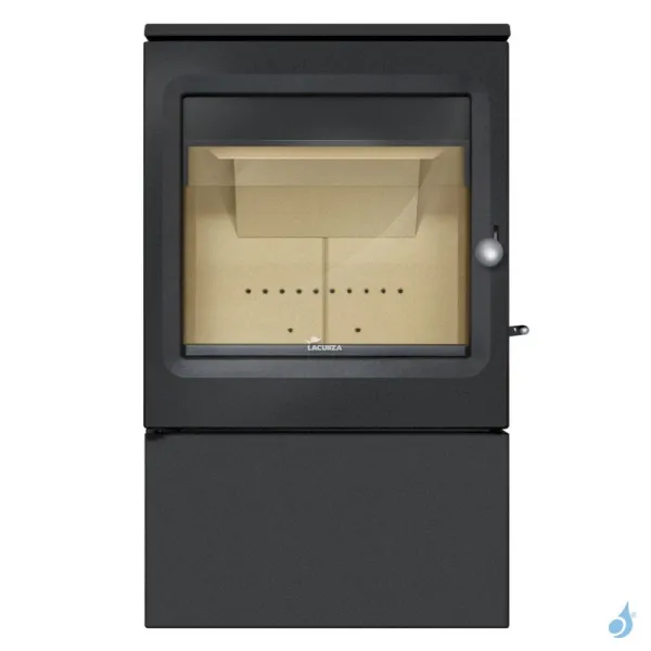 Poêle à Bois Lacunza Garde Puissance 11kW Structure Fonte Sortie Fumée Supérieure Ø15 Cm – Image 3