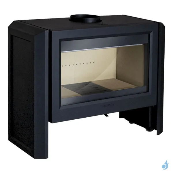 Poêle à Bois Lacunza Leon Puissance 12kW Structure Fonte Sortie Fumée Supérieure Ø20 Cm – Image 3