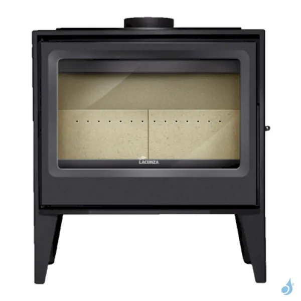 Poêle à Bois Lacunza Martina Puissance 7kW Structure Acier Sortie Fumée Supérieure Ø15 Cm – Image 2