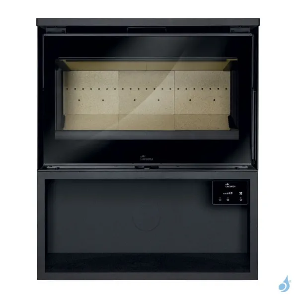 Poêle à Bois Lacunza Paris 700 Puissance 8.0kW Structure Acier Sortie Fumée Supérieure Ø15 Cm – Image 3