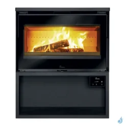 Poêle à Bois Lacunza Paris 700 Puissance 8.0kW Structure Acier Sortie Fumée Supérieure Ø15 Cm