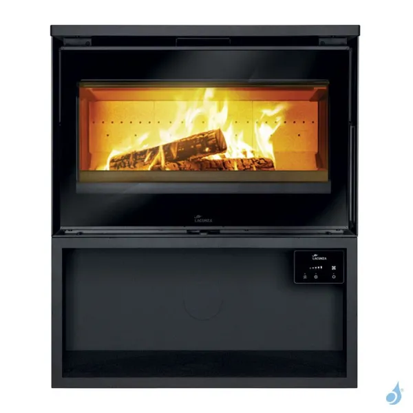 Poêle à Bois Lacunza Paris 700 Puissance 8.0kW Structure Acier Sortie Fumée Supérieure Ø15 Cm