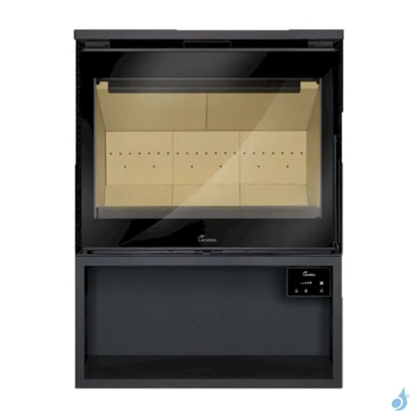 Poêle à Bois Lacunza Roma 700 Puissance 10kW Structure Acier Sortie Fumée Supérieure Ø15 Cm – Image 2