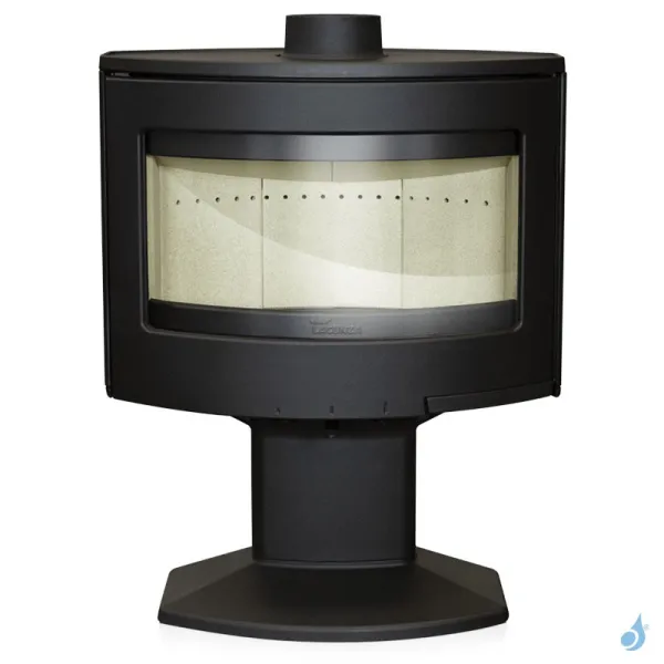 Poêle à Bois Lacunza Tarbes Star Puissance 9kW Structure Fonte Sortie Fumée Supérieure Ø15 Cm – Image 2
