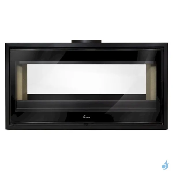 Poêle à Bois Lacunza Verona 1000 Puissance 17kW Structure Acier Sortie Fumée Supérieure Ø20 Cm – Image 2