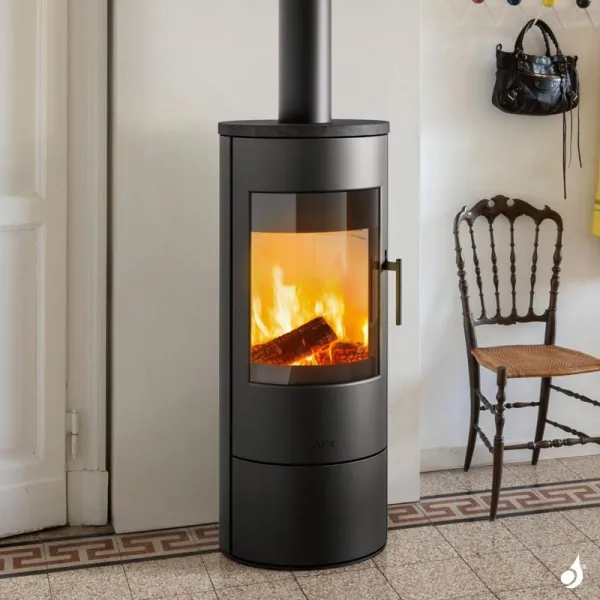 Poêle à Bois MCZ Rayha Steel Puissance 7.8kW Sortie Fumée Supérieure Ø15 Cm – Image 4