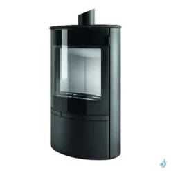 Poêle à Bois MCZ Saya Steel Puissance 10kW Sortie Fumée Supérieure Ø15 Cm