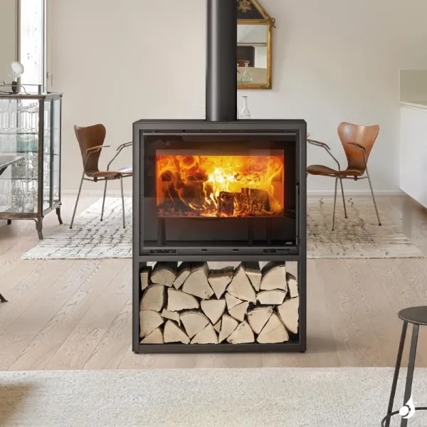 Poêle à Bois MCZ Steel Case 70 Puissance 8.8kW Sortie Fumée Supérieure Ø15 Cm – Image 3