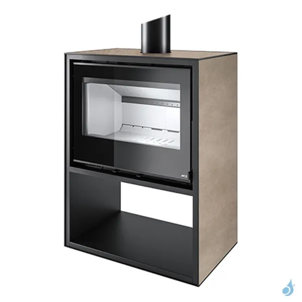 Poêle à Bois MCZ Stone Case 70 Puissance 8.8kW Sortie Fumée Supérieure Ø15 Cm
