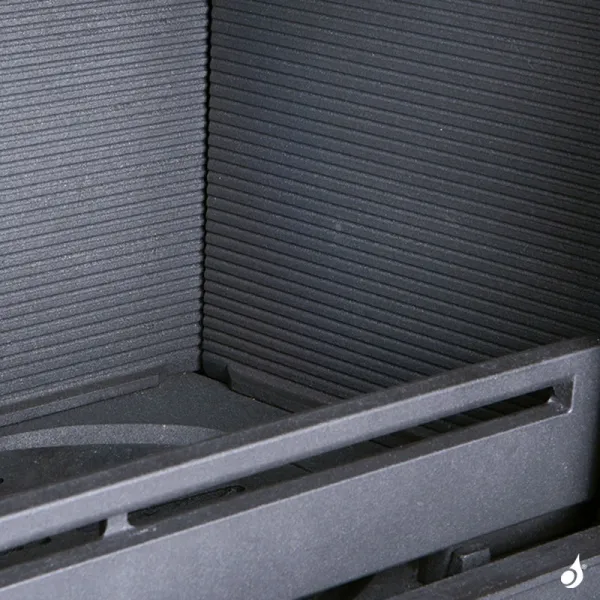 Poêle à Bois Nestor Martin H 43 Puissance 8kW Catalytic Hybrid Woodbox Sortie Fumée Postérieure Ou Supérieure – Image 3