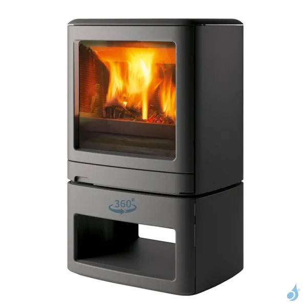 Poêle à Bois Nestor Martin MQ 33 Puissance 5.5kW Catalytic Hybrid Woodbox Sortie Fumée Postérieure Ou Supérieure – Image 2