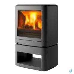 Poêle à Bois Nestor Martin MQ 33 Puissance 5.5kW Catalytic Hybrid Woodbox Sortie Fumée Postérieure Ou Supérieure