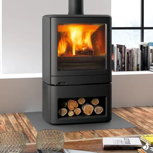 Poêle à Bois Nestor Martin MQ 33 Puissance 5.5kW Catalytic Hybrid Woodbox Sortie Fumée Postérieure Ou Supérieure – Image 6