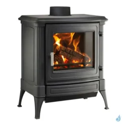 Poêle à Bois Nestor Martin S 33 Puissance 5.5kW Catalytic Hybrid Woodbox Sortie Fumée Postérieure Ou Supérieure