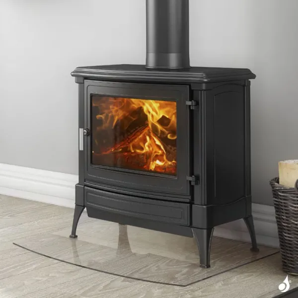 Poêle à Bois Nestor Martin S 43 Puissance 8kW Catalytic Hybrid Woodbox Sortie Fumée Postérieure Ou Supérieure – Image 7