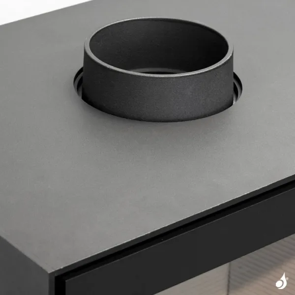 Poêle à Bois Nestor Martin TQ 33 Puissance 5.5kW Catalytic Hybrid Woodbox Sortie Fumée Postérieure Ou Supérieure – Image 3