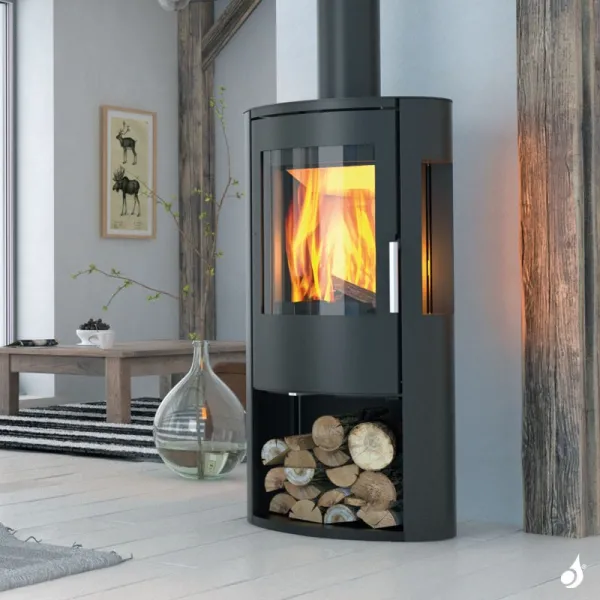 Poêle à Bois Nordrï Edda Puissance 6kW Sortie Fumée Postérieure Ou Supérieure – Image 2