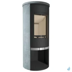 Poêle à Bois Nordrï Kara Ollaire Puissance 7kW Sortie Fumée Postérieure Ou Supérieure