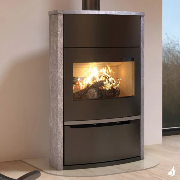 Poêle à Bois Nordrï Midgard Ollaire Puissance 7.8kW Sortie Fumée Postérieure Ou Supérieure – Image 2