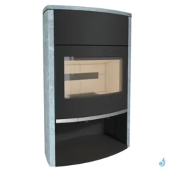 Poêle à Bois Nordrï Midgard Ollaire Puissance 7.8kW Sortie Fumée Postérieure Ou Supérieure