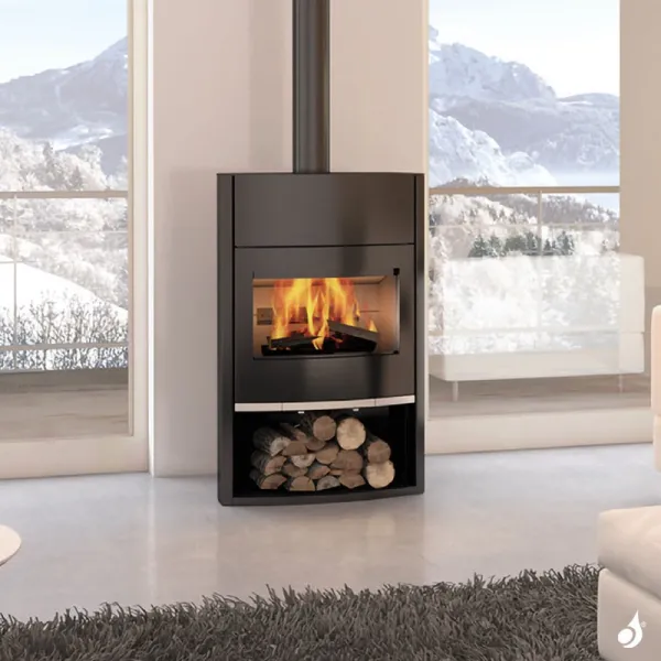 Poêle à Bois Nordrï Midgard Puissance 7.8kW Sortie Fumée Postérieure Ou Supérieure – Image 2