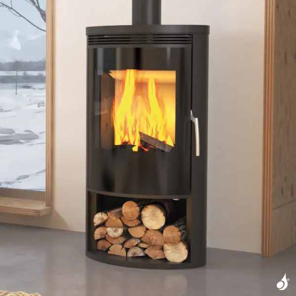 Poêle à Bois Nordrï Utgard Puissance 7kW Sortie Fumée Postérieure Ou Supérieure – Image 2