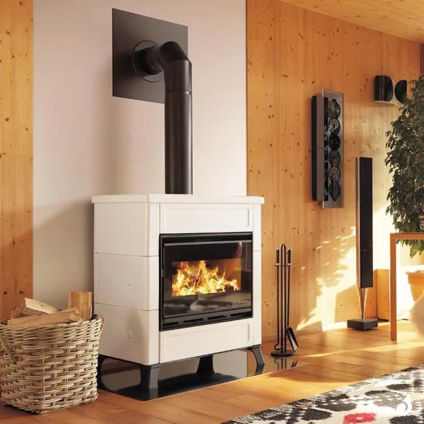 Poêle à Bois Palazzetti Elsa New Puissance 9kW Sortie Fumée Supérieure – Image 3