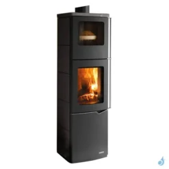 Poêle à Bois Palazzetti Eva S Con Forno Puissance 7kW Avec Four De Cuisson Sortie Fumée Supérieure