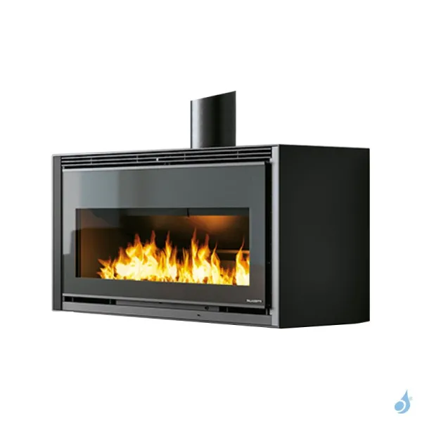 Poêle à Bois Palazzetti Iki 16:9 Twister Flue Puissance 9.2kW Sortie Fumée Supérieure